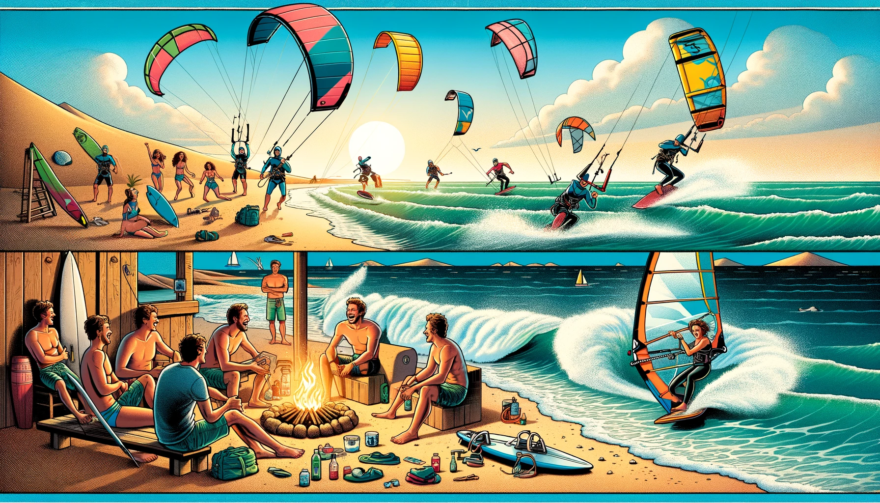 Physicality and Fitness: Windsurfing vs Kitesurfing