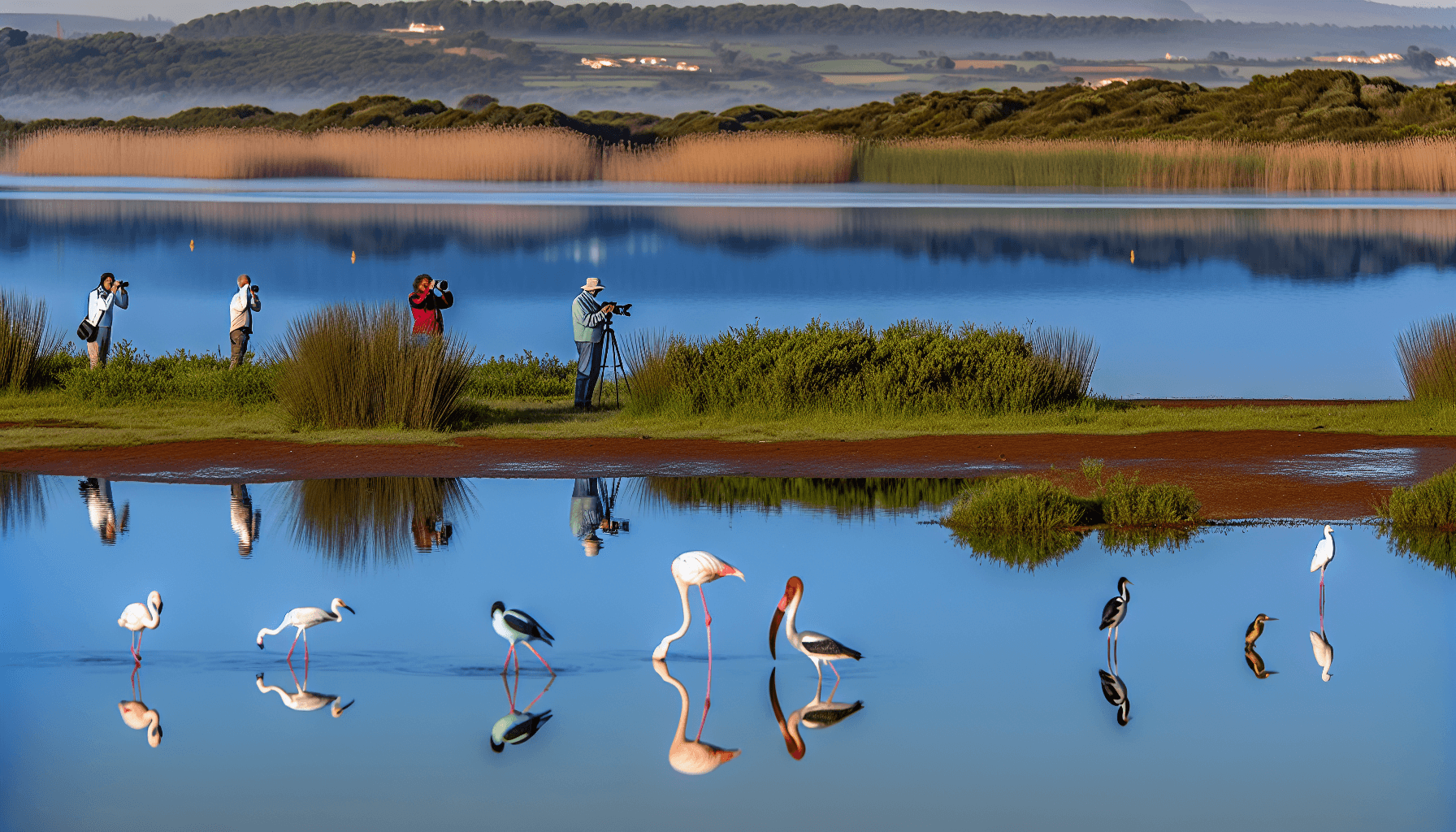 Wildlife around Obidos Lagoon