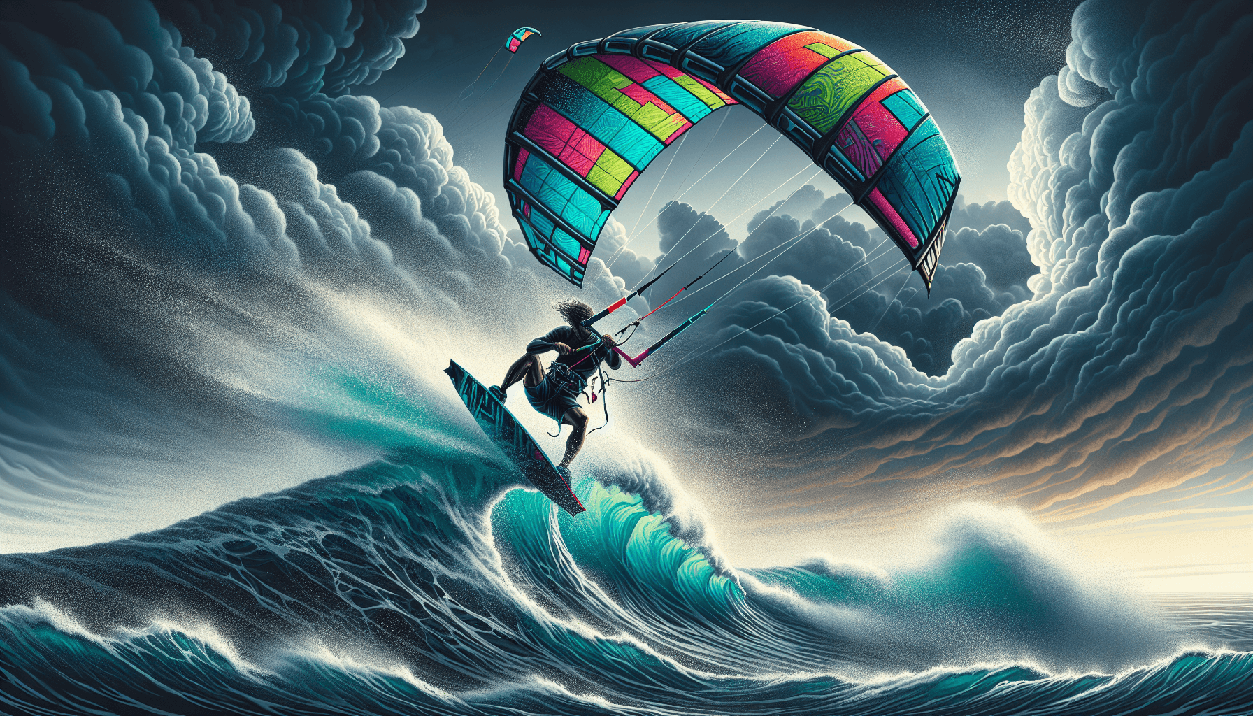 Dynamics of Kitesurfing