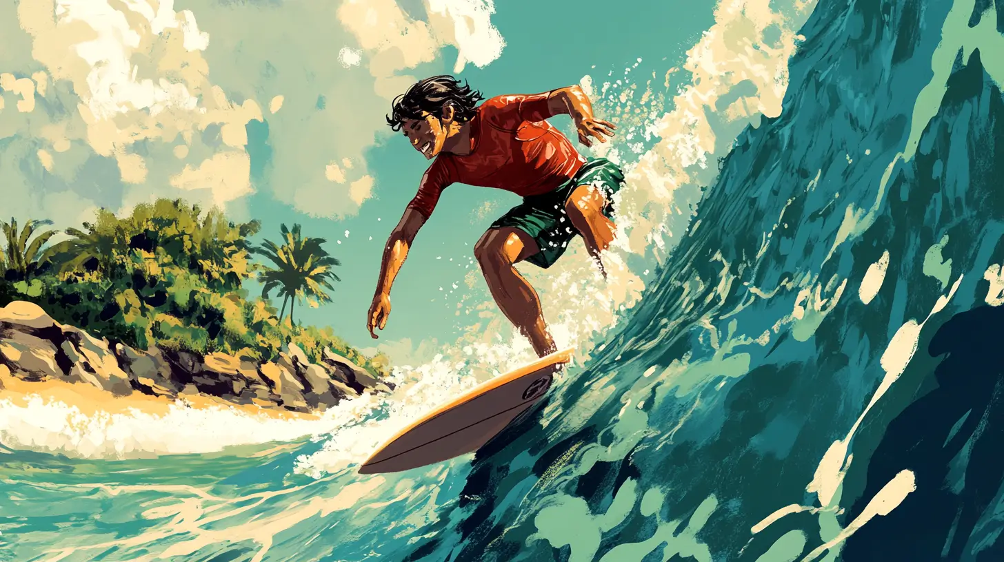 Graphic Novels and Illustrated Surf Tales